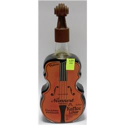 KAFFEE LIKOR VIOLIN LIQUOR DECANTER 22.5% ALC/VOL
