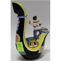 ITALIAN NATURAL CHERRY WINE BOAT DECANTER