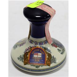 BRITISH NAVY PUSSERS RUM LIQUOR DECANTER