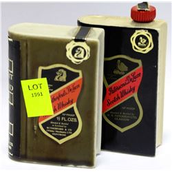 PAIR OF THE SPIRIT OF SCOTLAND BOOK DECANTERS