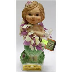 SUNTORY WHISKY HULA GIRL LIQUOR DECANTER