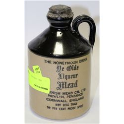 "THE HONEY MOON DRINK" LIQUOR JUG