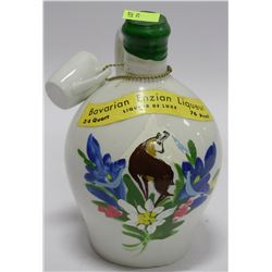 3/4 QUART BOTTLE OF BAVARIAN ENZIAN LIQUEUR