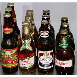 12 BOTTLES OF ASSORTED PAST DATED BEER