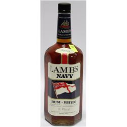 1.14L BOTTLE OF LAMBS NAVY RUM 40% ALC./ VOL