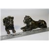Image 1 : SET OF 2 BRASS LIONS