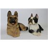 Image 1 : FLAT OF 2 SANDICAST DOGS INCLUDING GERMAN SHEPHERD