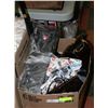 Image 1 : LARGE BOX WITH ESTATE PURSES, UMBRELLA ETC