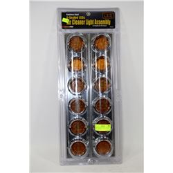 NEW STAINLESS STEEL 6 SEALED AIR CLEANER