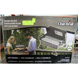 CHAR-BROIL PORTABLE GAS GRILL - NEW IN