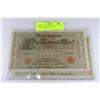 Image 1 : 1910 GERMAN 1,000 MARK BANKNOTES X2
