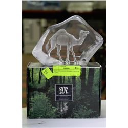 MATS JONASSON SWEDEN CRYSTAL CAMEL