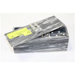 MARBLE DOMINOES SET