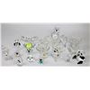 Image 1 : ESTATE 16 PCE CRYSTAL ANIMAL ORNAMENTS SOME MAY