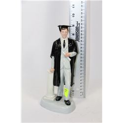 ROYAL DOULTON HN 3017 THE GRADUATE 1983 PORCELAIN