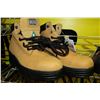 Image 1 : MENS DAKOTA STEEL TOED BOOTS SIZE 9M TAN COLORED