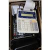 Image 1 : BOX WITH IP OFFICE PHONE,2 ELECTRONIC CALCULATORS,