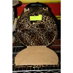 LEOPARD PRINT CASE-JEWELERY/MAKEUP COMBINATION