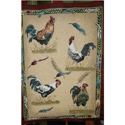 36"X26" HANGING ROOSTER BANNER