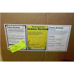 CASE OF LEMON SCENTED FLOOR CLEANER