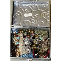 SILVER BOX WITH CONTENTS