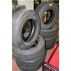 2 SETS OF 4 USED TIRES INCLUDES -