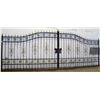 Image 1 : 20FT HEAVY DUTY BI-PARTING WROUGHT IRON DRIVEWAY