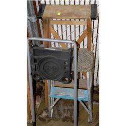 3 ASSORTED STEP LADDERS