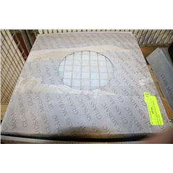 SIX BOXES OF OFF WHITE MOSIAC TILE