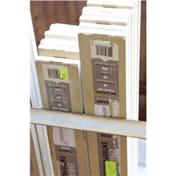 2 BUNDLES OF 1/2"X2.5" X10' WHITE MPF BASEBOARDS