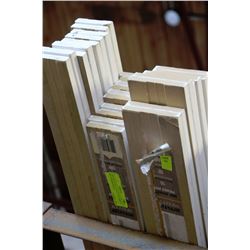 3 BUNDLES OF 7/16"X3.5"X10' MPF BASEBOARDS