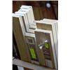 Image 1 : 3 BUNDLES OF 7/16"X3.5"X10' MPF BASEBOARDS