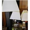 Image 1 : 1 FLOOR LAMP WITH 4 ASSORTED TABLE LAMPS