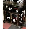 Image 1 : DROP FRONT CHINOISERE BAR CABINET