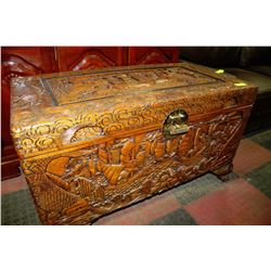CARVED CAMFOUR TRUNK