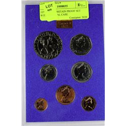 1977 GREAT BRITAIN PROOF SET WITH ORIGINAL CASE