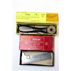 SET OF 2 MINIATURE INSTRUMENTS INCLUDING STARRET