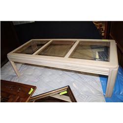 TRIPLE GLASSTOP COFFEE TABLE