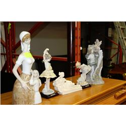 ESTATE ASSORTMENT OF 5 ORNAMENTS