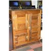 Image 1 : ESTATE WOOD VINTAGE ICE BOX CABINET