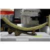 Image 1 : DECORATIVE TUSK REPLICA & STAND FROM THE HERD