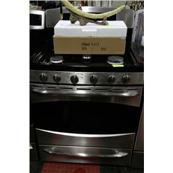 GE PROFILE BLACK & STAINLESS 5 BURNER