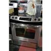 Image 1 : GE BLACK & STAINLESS CERAMIC TOP 4 BURNER OVEN
