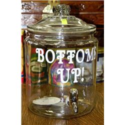 BOTTOMS UP 2 GALLON DRINK DISPENSER