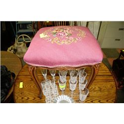 PETIT POINT STOOL