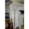 Image 1 : MARBLE & BRASS 5 HEAD FLOOR LAMP