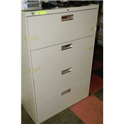 4 DRAWER METAL FILING CABINET