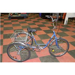 VINTAGE 3 SPEED ADULT TRICYCLE