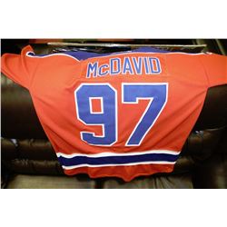 LARGE CONNOR MCDAVID JERSEY WITH TAGS ORANGE