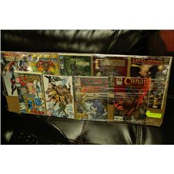 DISPLAY W/9 COLLECTIBLE COMICS - EIGHT